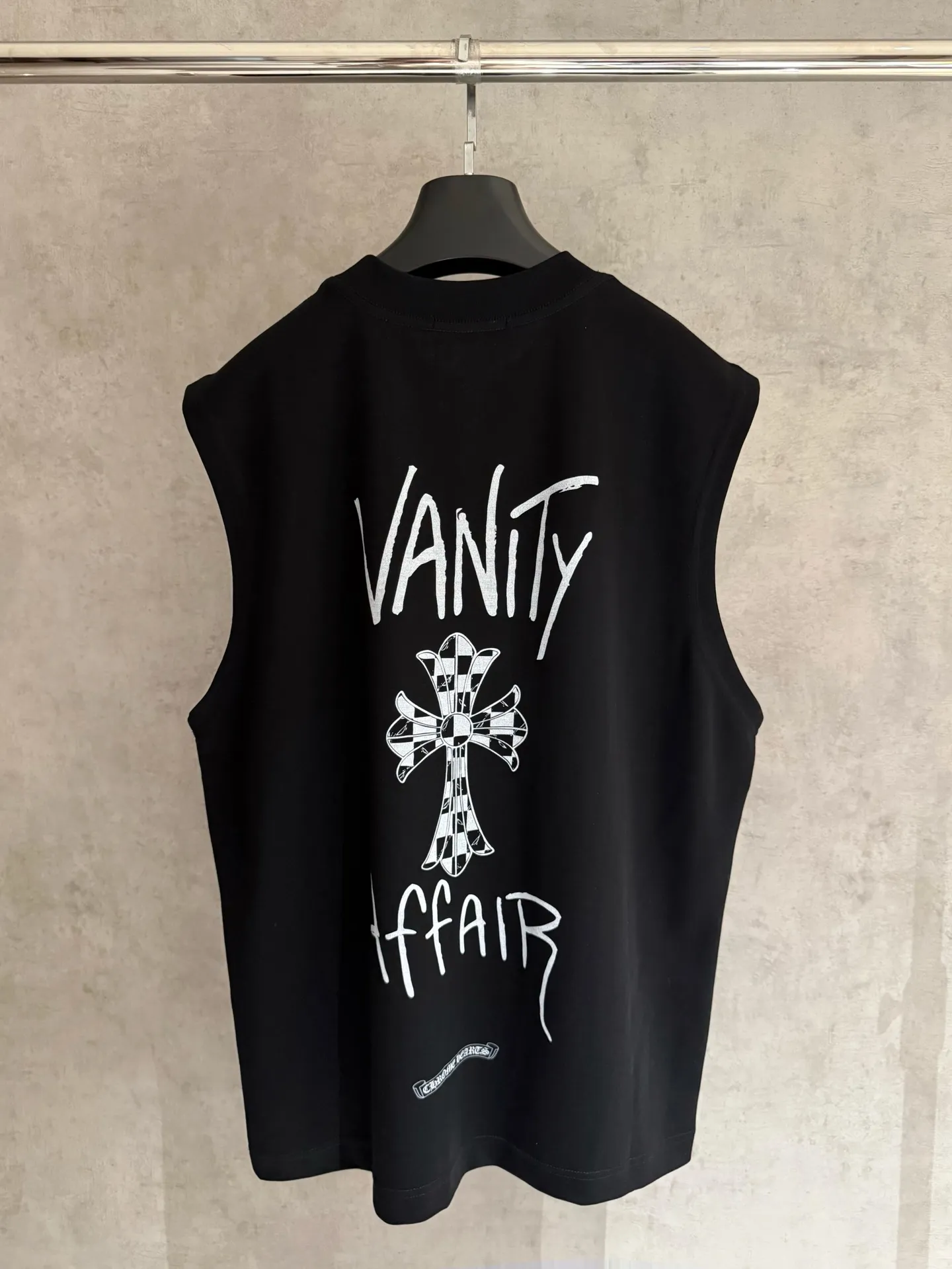 🅿️200 [Strict quality control] CH Croixin's new tank top T-shirt. The fabric is made of 280 grams of high-quality long-staple cotton blend. It is soft and breathable while retaining the original support. Digital direct injection process is used on the front and back to restore the color of the pattern itself. Black and white 2 colors. Size: S-XL